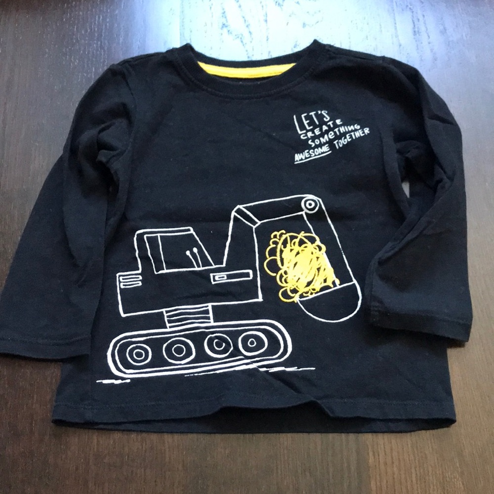 Digger /excavator shirt 2T